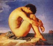 Young Man Beside the Sea   1 Hippolyte Flandrin